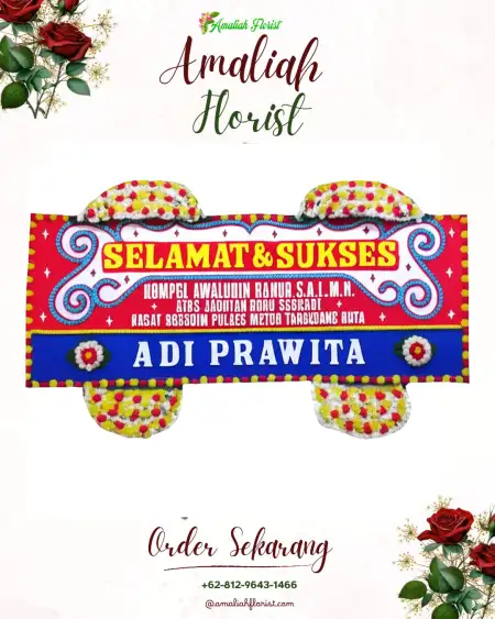 Papan Bunga Ucapan Selamat Bilato